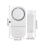 6 Pack Wireless Window Door Security Alarm Magnetic Sensor System - Image 8