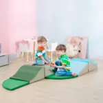 6-Pieces Foam Climbing Blocks for Toddlers 1-3 Years, Soft Play Set for Climb and Crawl, Contemporary - Image 2
