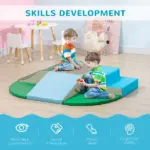 6-Pieces Foam Climbing Blocks for Toddlers 1-3 Years, Soft Play Set for Climb and Crawl, Contemporary - Image 4