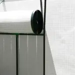 Outsunny 6' x 2' x 5' Walk-in Greenhouse Small Greenhouse for Outdoors with UV-resistant PE Cover, Portable, White - Image 9