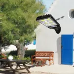 IP65 Solar Outdoor Wall Light with PIR Motion Sensor Remote and 3 Modes - Image 8