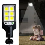 IP65 Solar Outdoor Wall Light with PIR Motion Sensor Remote and 3 Modes - Image 2