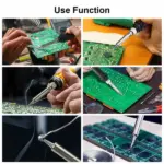60W Digital LCD Soldering Iron Kit Adjustable 200 to 450C with 5 Tips - Image 9