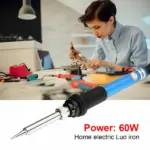 60W Digital LCD Soldering Iron Kit Adjustable 200 to 450C with 5 Tips - Image 3