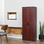 HOMCOM 63 Inch 2-Door Pantry Cupboard with 5-Tier Shelving and 2 Adjustable Shelves, Anti-Tipping, Espresso - Image 12