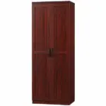 HOMCOM 63 Inch 2-Door Pantry Cupboard with 5-Tier Shelving and 2 Adjustable Shelves, Anti-Tipping, Espresso - Image 13