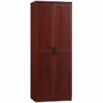 HOMCOM 63 Inch 2-Door Pantry Cupboard with 5-Tier Shelving and 2 Adjustable Shelves, Anti-Tipping, Espresso