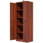 HOMCOM 63 Inch Kitchen Pantry Storage Cabinet with Doors and Shelves, Tall Kitchen Cabinet with 2 Doors and 5-tier Shelving - Image 11
