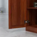 HOMCOM 63 Inch Kitchen Pantry Storage Cabinet with Doors and Shelves, Tall Kitchen Cabinet with 2 Doors and 5-tier Shelving - Image 9