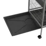 63 Inch Mobile Small Animal Habitat with Hammock, 6 Access Doors and Removable Tray - Image 9