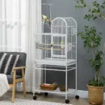 64 Inch Bird Cage for Medium Small Parrots Cockatiel Cages Budgies Lovebirds Parrotlets with Rolling Stand - Image 2