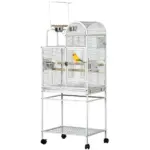 64 Inch Bird Cage for Medium Small Parrots Cockatiel Cages Budgies Lovebirds Parrotlets with Rolling Stand - Image 11