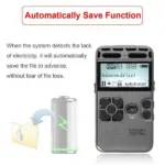 8GB Digital Voice Recorder with LCD and microSD Expansion up to 64GB - Image 8