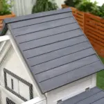 65 Chicken Coop Wooden House Rabbit Hutch Poultry Cage Hen Pen Nesting Box Ramp Run Patio Backyard Garden Gray White - Image 10