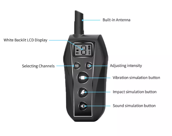 650 Yard Remote Dog Training Collar with Tone Vibration and Static Modes