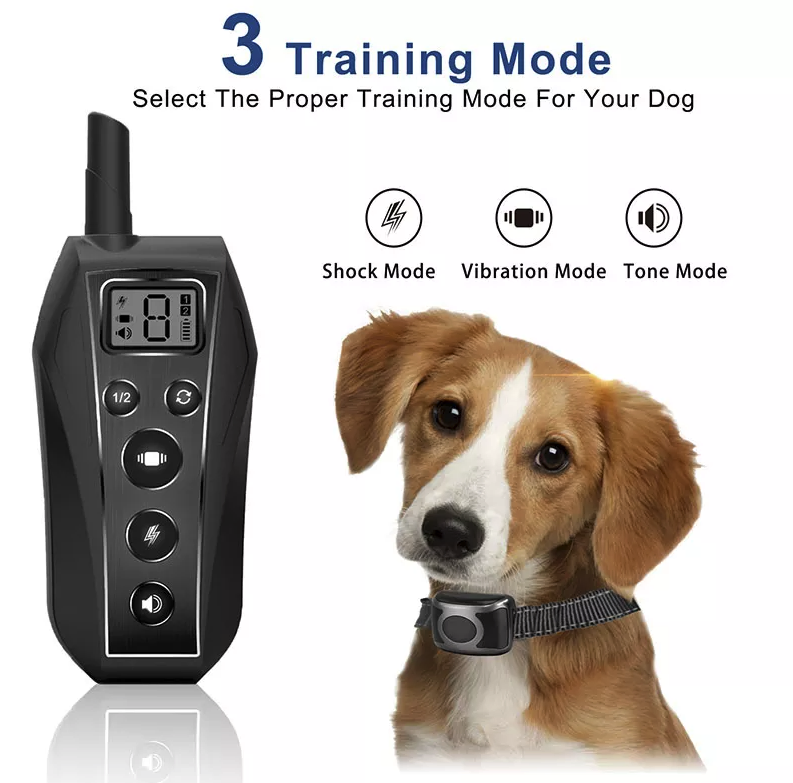 650 Yard Remote Dog Training Collar with Tone Vibration and Static Modes