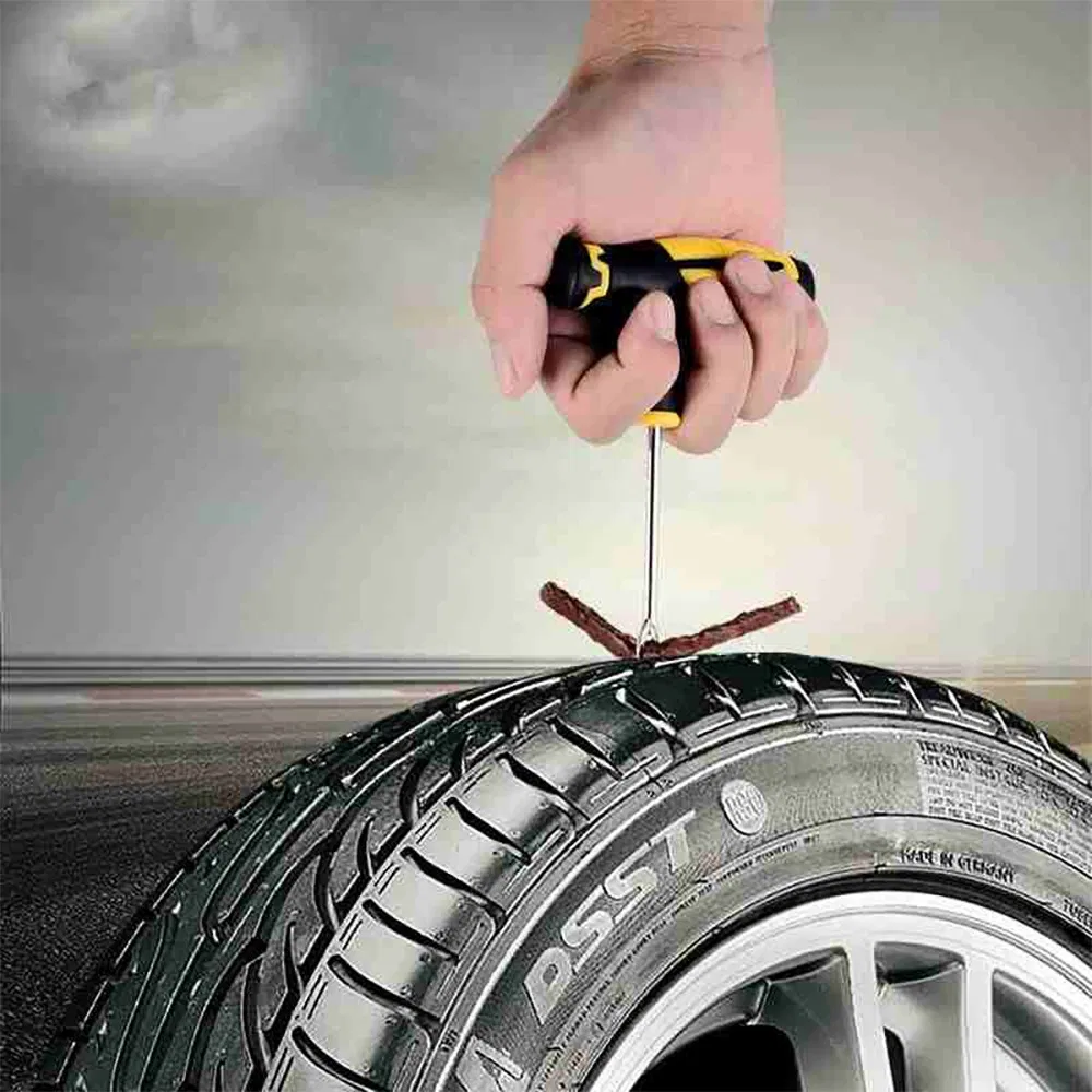 68 Piece Tubeless Tire Repair Kit for Car Truck and Motorcycle