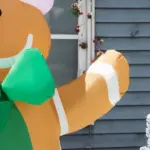 HOMCOM 6ft Christmas Inflatable Gingerbread Man, Outdoor Blow-Up Yard Decoration with LED Lights Display - Image 9