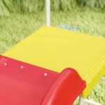 6ft Slide for Kids, Metal Freestanding Playground Equipment with Climbing Ladder, for Backyard, Outdoor, Indoor, Red - Image 9