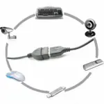 6 Foot USB 2.0 Type A Male to Female Extension Cable 480Mbps Black - Image 3