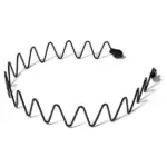 6 Pack Metal Wave Hair Headbands for Men and Women - Image 12