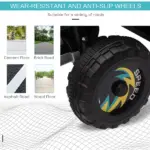 6V Kids ATV Ride-On 4-Wheeler Electric Quad Battery Powered Vehicle with Forward Reverse Switch Black - Image 7