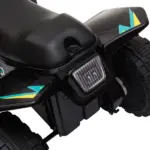 6V Kids ATV Ride-On 4-Wheeler Electric Quad Battery Powered Vehicle with Forward Reverse Switch Black - Image 9