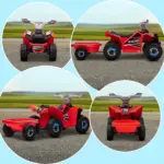 Aosom Kids 6V Ride-On Car with Trailer Red for Ages 18-36 Months - Image 8