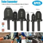 6 Piece HVAC Copper Pipe Swaging Drill Bit Set, 1/4 to 7/8 Inch - Image 10