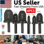 6 Piece HVAC Copper Pipe Swaging Drill Bit Set, 1/4 to 7/8 Inch - Image 11