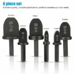6 Piece HVAC Copper Pipe Swaging Drill Bit Set, 1/4 to 7/8 Inch - Image 4