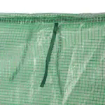 Outsunny 6x3x3 Small Backyard Greenhouse, Portable with 2 PE/PVC Covers and 2 Roll Up Windows, for Outdoor Planter Warm House, Green - Image 9
