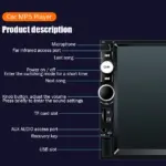 7 Inch Double DIN Bluetooth Car MP5 Player Touchscreen Stereo with Backup Camera - Image 4