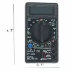 7 Function Digital Multimeter for AC DC Voltage Current and Resistance - Image 2