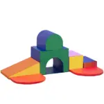 7-Piece Baby Soft Play Equipment, Multicolored Toddler Climber, Easy-to-Clean Surface, Creativity Climbing Toy - Image 11