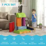 7 Piece Soft Climb and Crawl Activity Play Set for Toddlers - Image 4