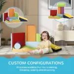 7 Piece Soft Climb and Crawl Activity Play Set for Toddlers - Image 5