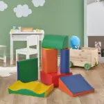 7 Piece Kids Soft Play Blocks, Foam Climb and Crawl Gym Toy, Building and Stacking Blocks - Image 10