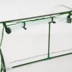 Outsunny 6.6 x 3.3 x 2.6 Ft Mini Greenhouse with 4 Zippered Doors and PVC Cover - Image 11