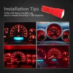 70 Piece T5 T10 5050 SMD 12V LED Instrument Cluster Bulb Set - Image 5