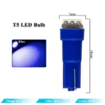 70 Piece T5 T10 5050 SMD 12V LED Instrument Cluster Bulb Set - Image 6