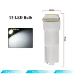 70 Piece T5 T10 5050 SMD 12V LED Instrument Cluster Bulb Set - Image 8