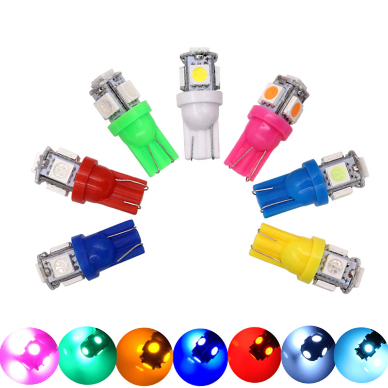 70 Piece T5 T10 5050 SMD 12V LED Instrument Cluster Bulb Set