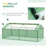 71" x 36" x 28" Mini Greenhouse Portable Hot House for Plants with Large Zipper Windows for Outdoor, Indoor, Garden, Green - Image 5