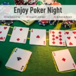 Soozier 72" Foldable Poker Table Portable Blackjack Table for 7 Players with Chip Cup Holder Green Felt - Image 5