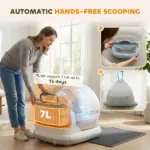 PawHut 72L Automatic Litter Box, Self Cleaning Litter Box, App Control, Odor and Noise Control, Safety Sensors, Deodorant Gel - Image 6