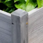 73"x18"x32" 3-Tier Elevated Wooden Garden Bed, Grey, Freestanding for Herbs and Flowers - Image 8