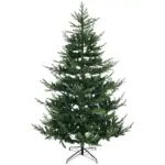 HOMCOM 7.5 Ft Christmas Tree, Pencil Christmas Tree with 1218 Realistic Branches, Steel Base, Auto Open, Green - Image 11