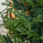 HOMCOM 7.5 Ft Christmas Tree, Pencil Christmas Tree with 1218 Realistic Branches, Steel Base, Auto Open, Green - Image 9