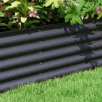 7.9' x 2' x 1.4' Galvanized Raised Garden Bed Kit, Metal Planter Box with Safety Edging, Dark Gray - Image 8